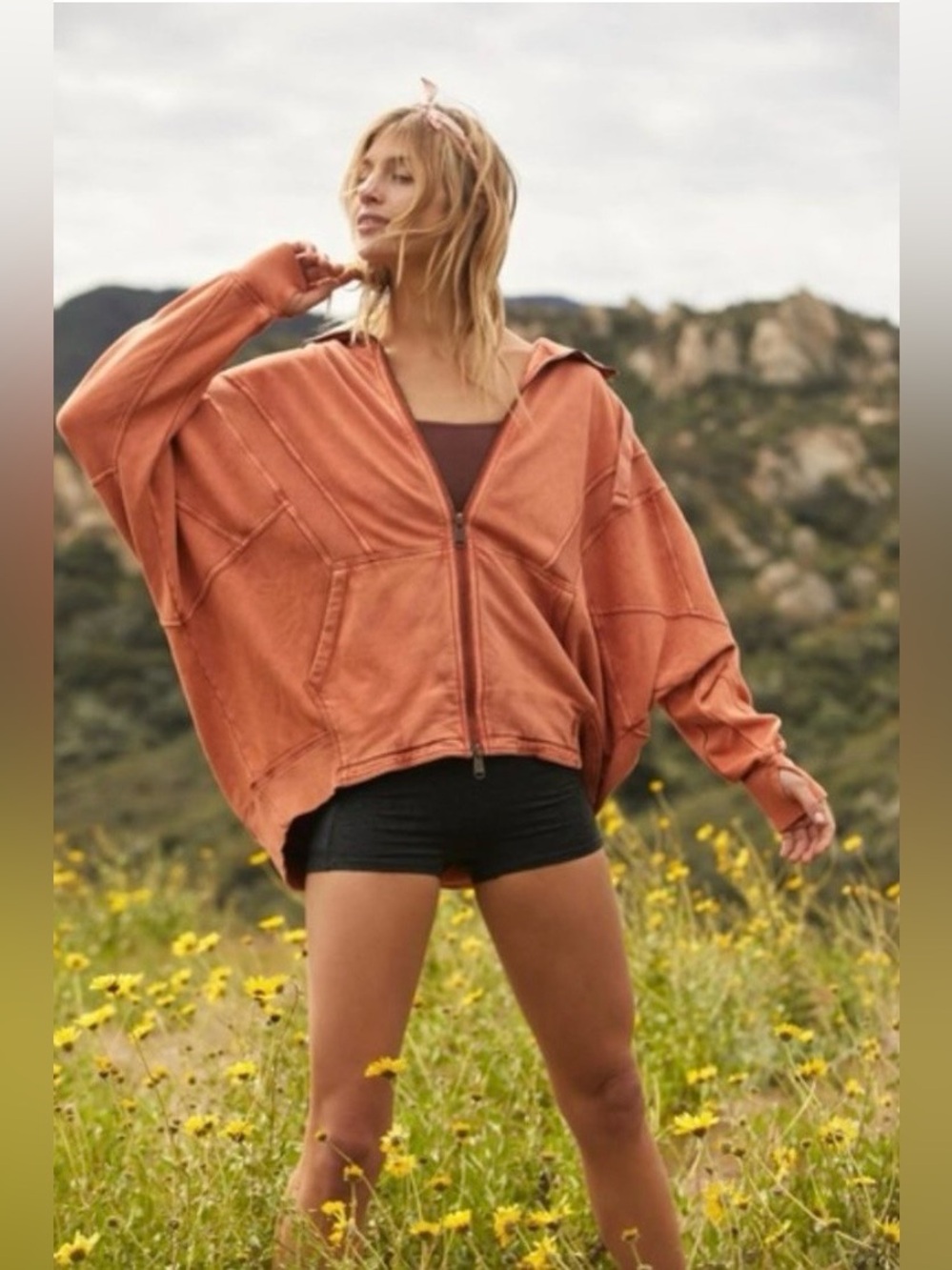 FP Movement Movement All Your Love Solid Hoodie, size XS - Picture 3 of 13